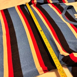 Uniqlo Multicolor Striped Crewneck Sweater 
100% Wool